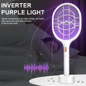 USB električni ubojica muha s UV svjetlom LED svjetiljka Ljetna zamka za komarce Reket protiv insekata Repelent za komarce