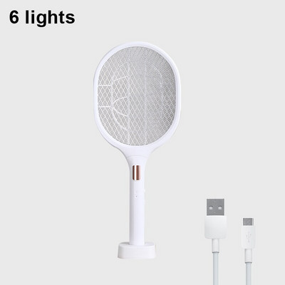 USB električni ubojica muha s UV svjetlom LED svjetiljka Ljetna zamka za komarce Reket protiv insekata Repelent za komarce