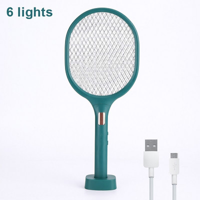 USB električni ubojica muha s UV svjetlom LED svjetiljka Ljetna zamka za komarce Reket protiv insekata Repelent za komarce
