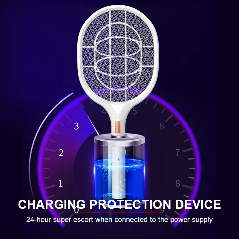 USB električni ubojica muha s UV svjetlom LED svjetiljka Ljetna zamka za komarce Reket protiv insekata Repelent za komarce