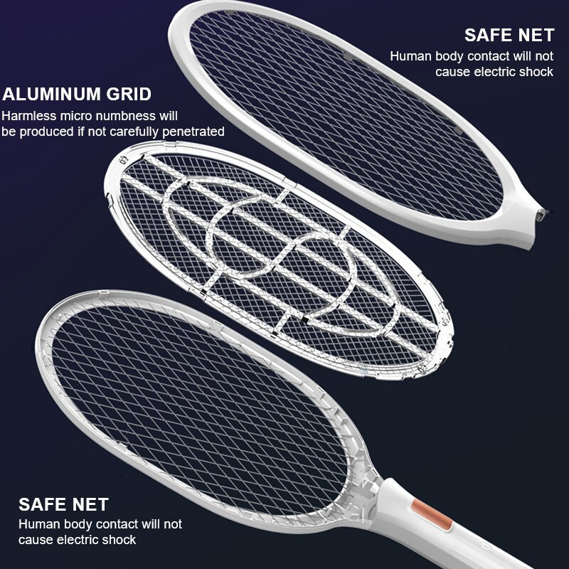 USB električni ubojica muha s UV svjetlom LED svjetiljka Ljetna zamka za komarce Reket protiv insekata Repelent za komarce