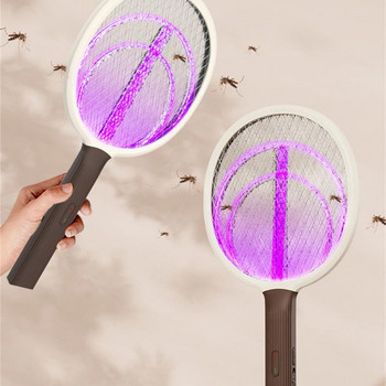 Електрическа мухобойка за насекоми, ракета за насекоми, USB лятна ловка за комари, убиване на мухи, вредители, убиец, капан за градински буболечки