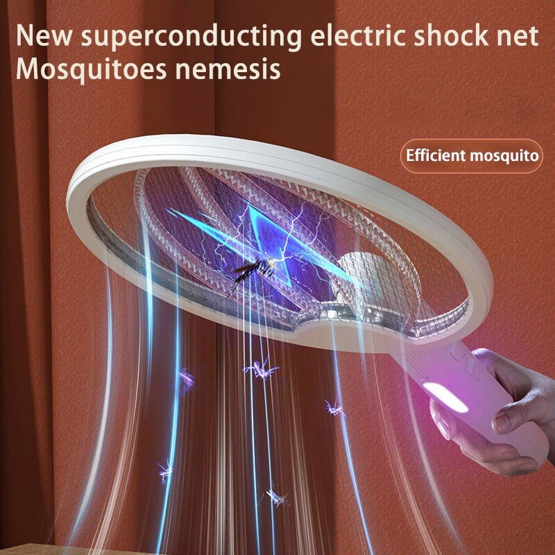Sklopivi mliječ za komarce USB punjivi ubojica komaraca Kućanski aparat za električni udar Fotokatalizator za uništavanje insekata Unutarnji
