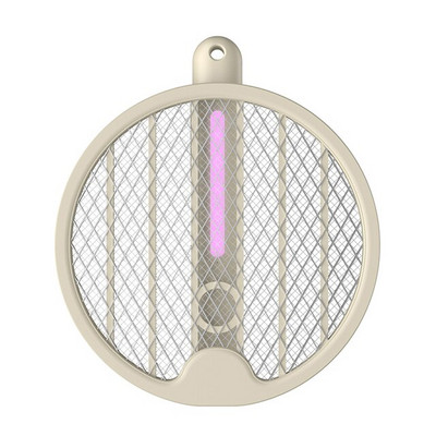 3000 V 1200 mAh elektrinė uodų naikintuvo lemputė, USB įkraunama vabzdžių raketė Foldi Fly Swatter vidaus lauke