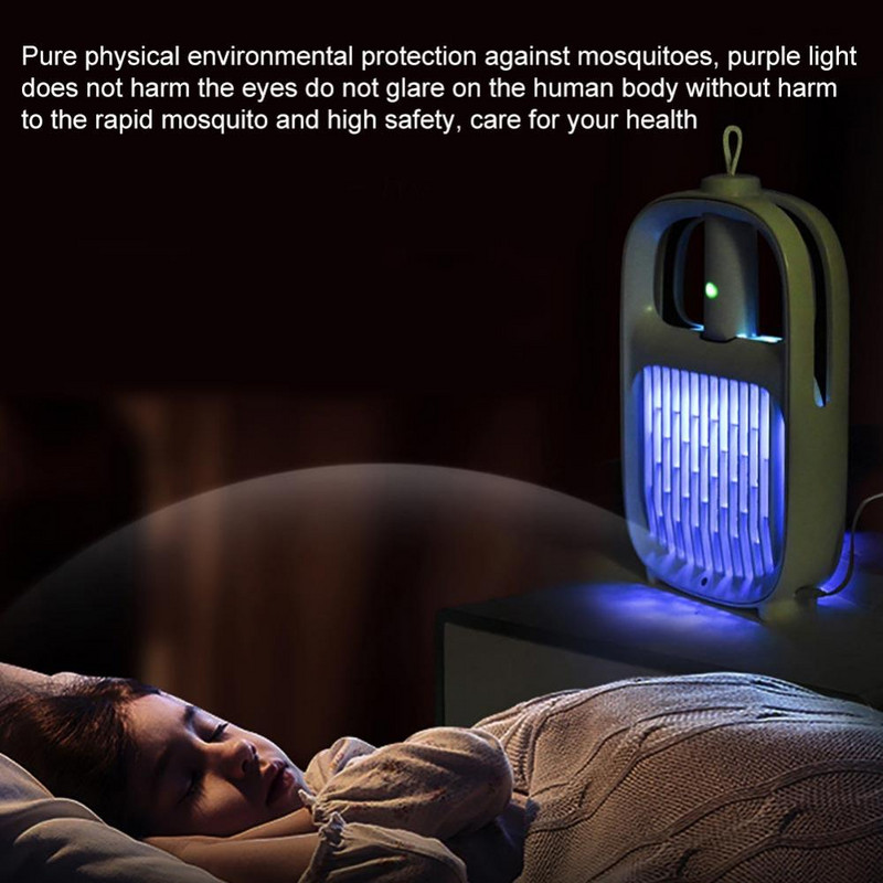 Lampa na komáre Zapper 2 v 1 Domáci elektrický LED zabijak komárov Muchy Hmyz Pasca Lampa Zapper