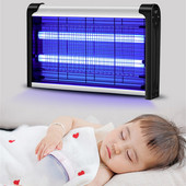 Zamka za komarce od 2500 V Ultraljubičasto unutarnje električno ubojica insekata Dvostruka lampa Mreža ubojica muha Električni udar ubija komarce i insekte