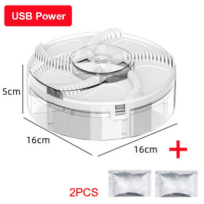 Capcană de muște electrică automată, cu încărcare prin USB, capcană pentru insecte dăunătoare, cu momeală, ucigaș de muște, pentru combaterea dăunătorilor pentru fermă de grădină.