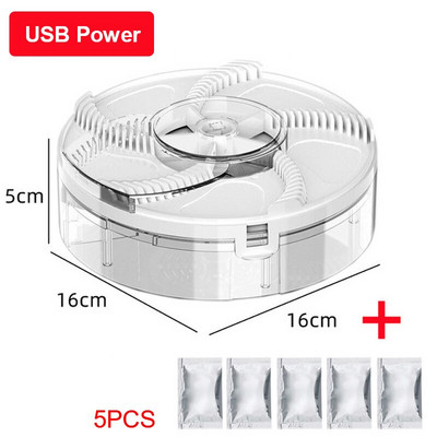 Capcană de muște electrică automată, cu încărcare prin USB, capcană pentru insecte dăunătoare, cu momeală, ucigaș de muște, pentru combaterea dăunătorilor pentru fermă de grădină.