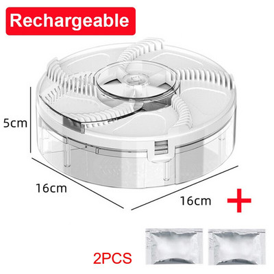 Capcană de muște electrică automată, cu încărcare prin USB, capcană pentru insecte dăunătoare, cu momeală, ucigaș de muște, pentru combaterea dăunătorilor pentru fermă de grădină.