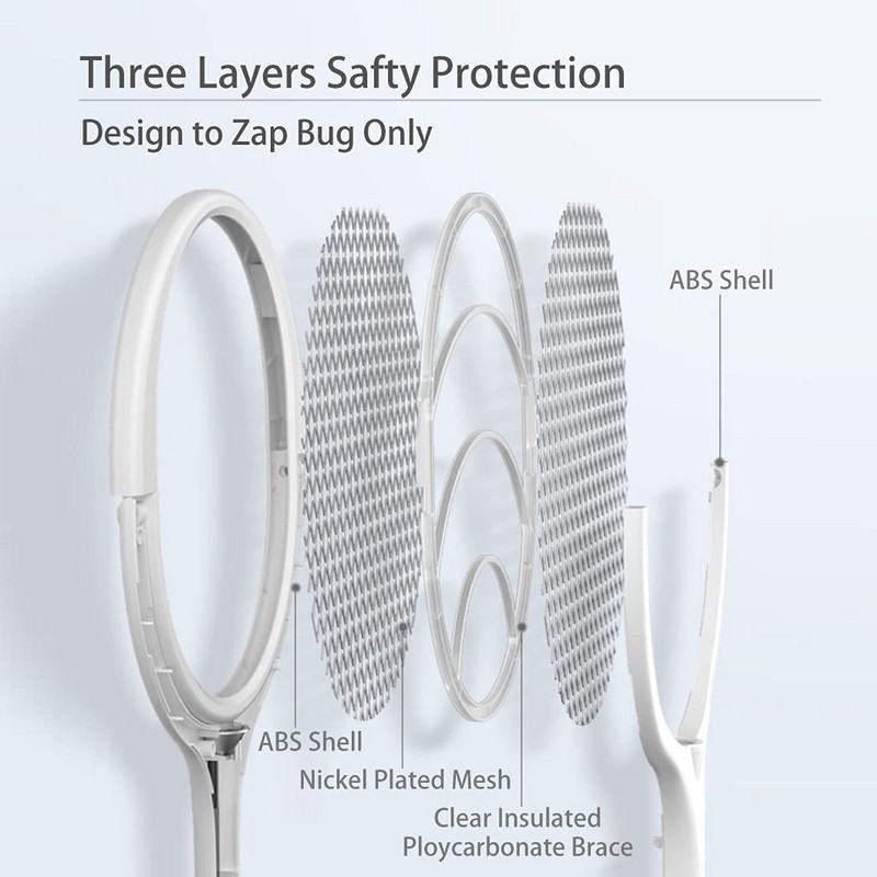 5 u 1 električna mlaznica za komarce Lampa za ubijanje komaraca 3500v Sb punjiva podesiva kutna električna palica za muhe