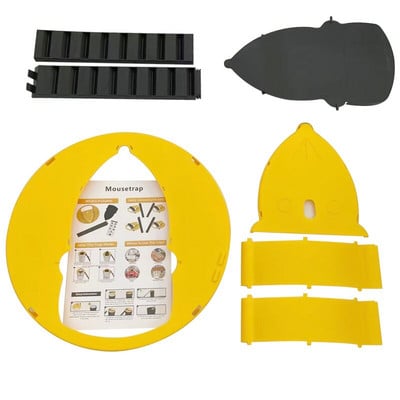 Capcană pentru șoareci Reutilizabilă Smart Flip Capcană detașabilă din plastic Capcană pentru găleți Capcane pentru șobolani Capcană multiplă Resetare automată Capcană cu glisare cu răsturnare Capcană letală umană