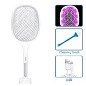 Elektrická plácačka na muchy s ultrafialovým svetlom, LED svetlo, letná sieťka proti komárom, elektrická plácačka na muchy, hmyzí lapač na hmyz, zabijak hmyzu