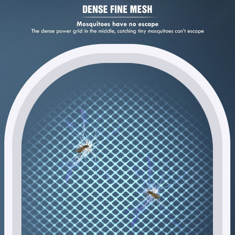 Elektrická plácačka na muchy s ultrafialovým svetlom, LED svetlo, letná sieťka proti komárom, elektrická plácačka na muchy, hmyzí lapač na hmyz, zabijak hmyzu