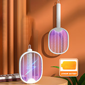 Fly Swatter Electric Zapper Sulankstoma LED šviesa naikina uodus LED ultravioletinė šviesa 3000v kenkėjų kontrolės produktai Sodo reikmenys Pagrindinis puslapis