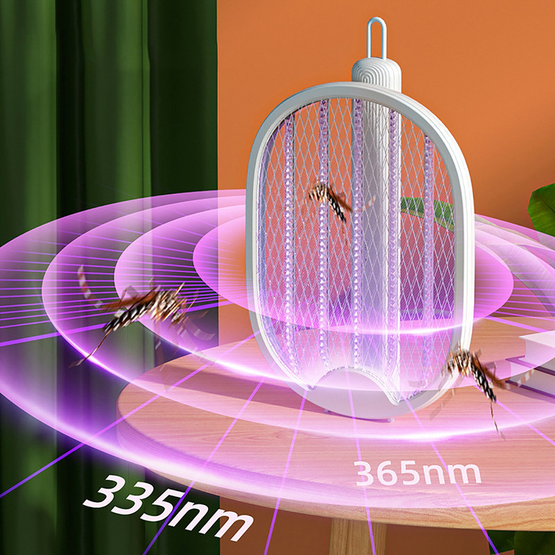 Muholovka Električni Zapper Fold Led svjetlo ubija komarce Led ultraljubičasto svjetlo 3000v Proizvodi za kontrolu štetočina Vrtni pribor Kućni