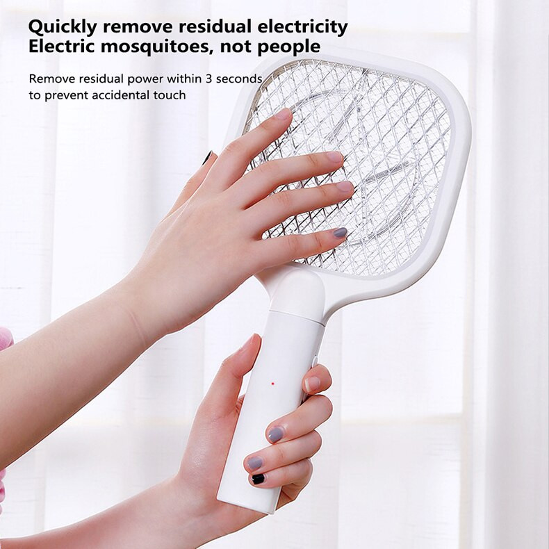 Lampa za ubijanje komaraca Električni reket za ubijanje insekata 3000 V Mosquito Swatter Zamka za ubijanje insekata Dvostruki načini rada za spavaću sobu Dnevni boravak