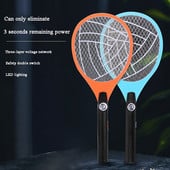 Pálka na komáre, LED svetlo, tenisová pálka, ručná raketa, nabíjateľná elektrická raketa na hmyz, Zapper Killer, nový