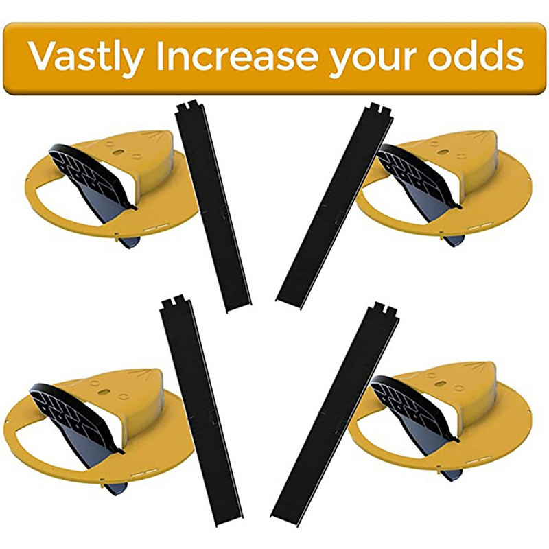 Pametna zamka za štakore za višekratnu upotrebu, plastični preklopni N klizni poklopac za kantu, zamka za miša za štakore, humana ili smrtonosna zamka, stil vrata, višestruka hvataljka1