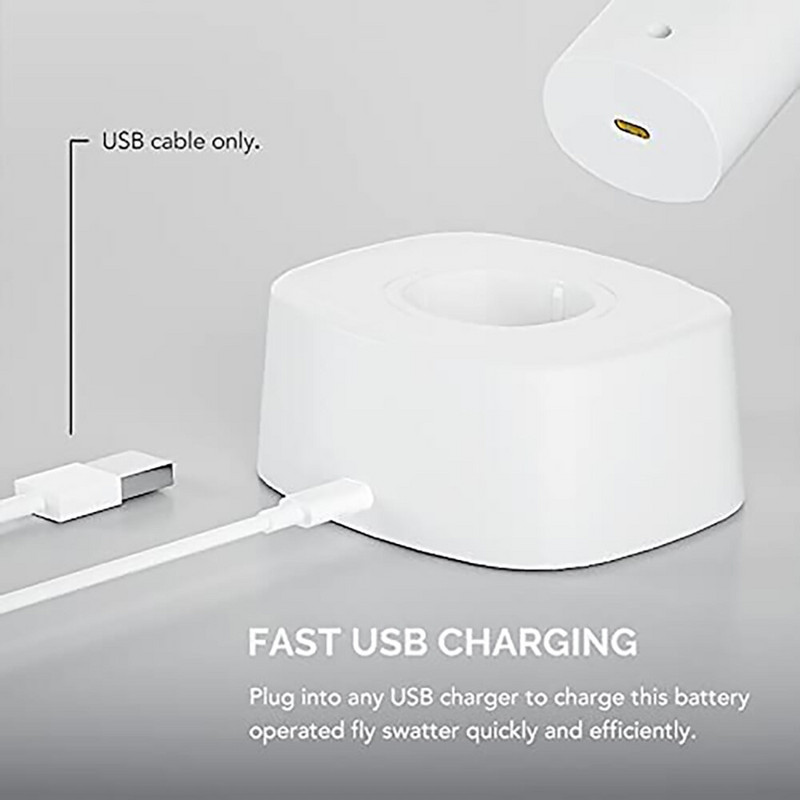 Syezyo 1200mAh USB nabíjateľná elektrická mucholapka 3000 V škodca hmyz kontrola lietajúcich chrobákov pasca na komáre zabijak