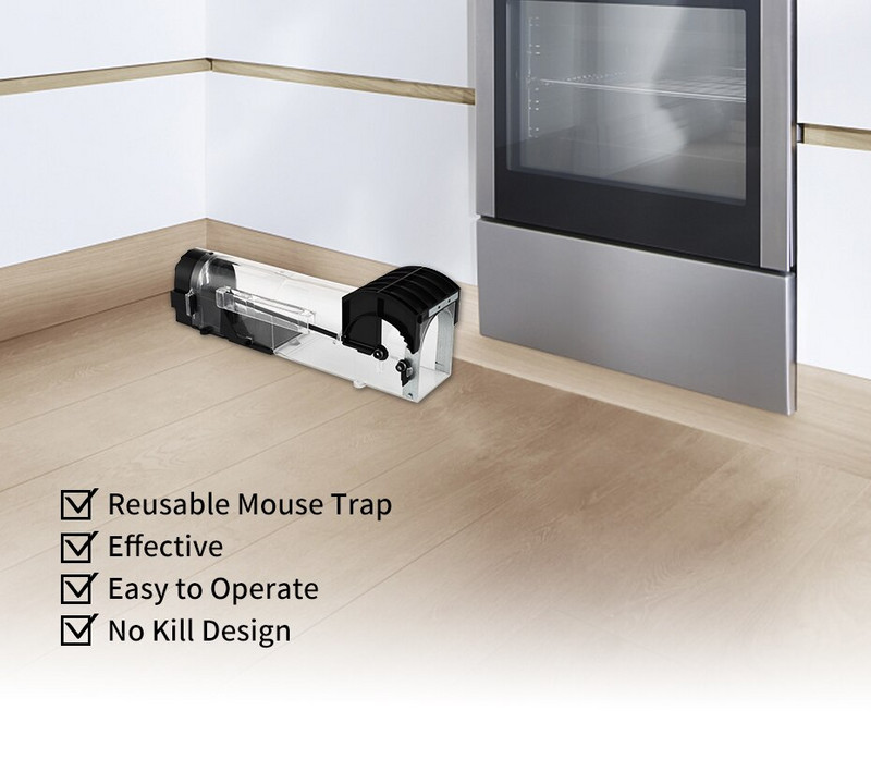 Atkārtoti lietojams peles slazds bez nogalināšanas būra Peļu slazds Gudrais peles slazds peļu ķērājam Automātiski žurku slazds mājdzīvnieku kontrole