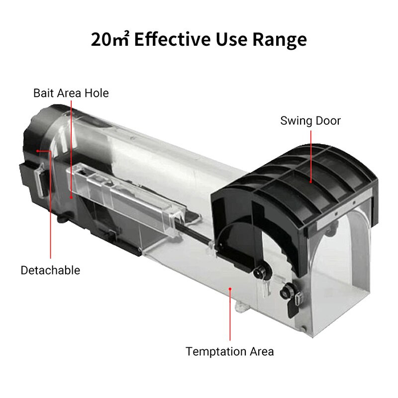 Atkārtoti lietojams peles slazds bez nogalināšanas būra Peļu slazds Gudrais peles slazds peļu ķērājam Automātiski žurku slazds mājdzīvnieku kontrole