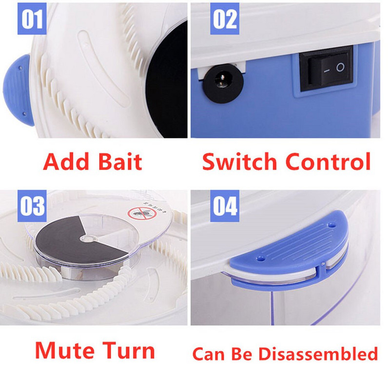 USB automatska zamka za muhe, odbacivanje insekata, štetočina, kontrola, odbojnik, električna muholovka, hvatač, ubojica, unutrašnja vanjska oprema