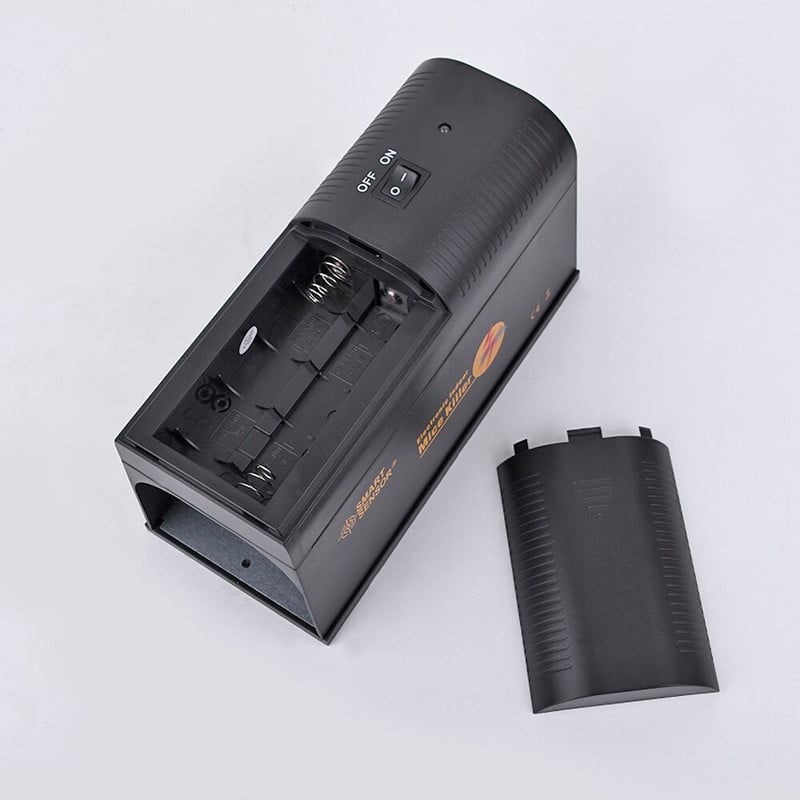 Professzionális elektronikus patkánycsapda, egér, egér, rágcsálóirtó, elektromos sokkoló fogó, nagyfeszültségű kártevőirtó patkánycsapda