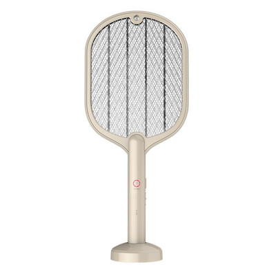 Elektrinis „Mosquito Swatter“ 2 režimai 1200 mAh USB įkraunamas namuose „Fly Bug Zapper Racket“ įdėklai