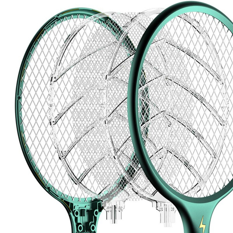 2v1 elektrická plácačka na muchy, letná raketa na komáre, pasca na komáre s UV svetlom, nabíjateľná USB LED lampa proti hmyzu