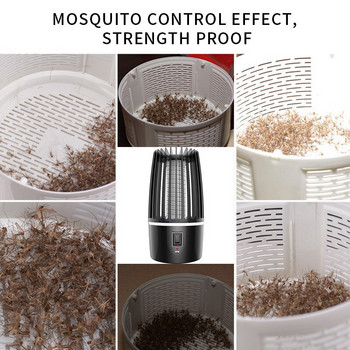 Λαμπτήρας κουνουπιών κουνουπιών χωρίς ακτινοβολία Ηλεκτρικό απωθητικό κουνουπιών USB που σκοτώνει εντομοαπωθητικό παγίδα μυγών Bug Zapper για Camping Home