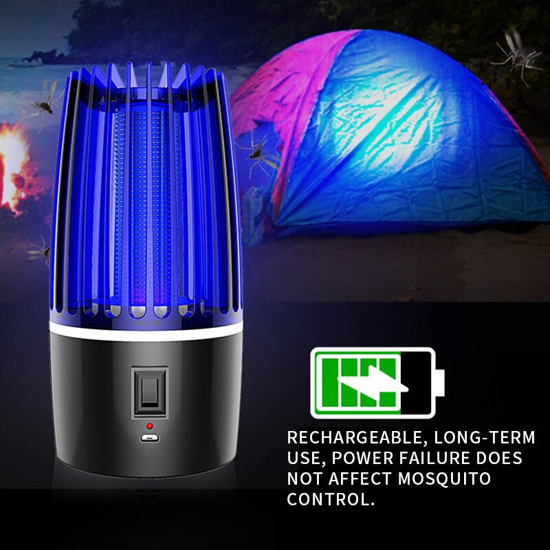 Lampa proti komárom, elektrický repelent proti komárom bez žiarenia, USB, zabíja muchy, pasca na hmyz, odpudzovač hmyzu, bug Zapper pre kempingové použitie