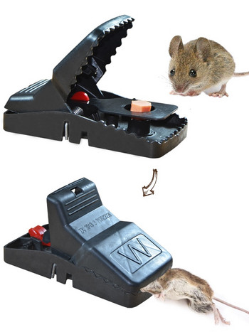 5 τεμάχια/Σετ ελέγχου παρασίτων επαναχρησιμοποιήσιμος αρουραίος που πιάνει ποντίκια ποντίκια παγίδες ποντικοπαγίδα δόλωμα ελατηρίου τρωκτικών