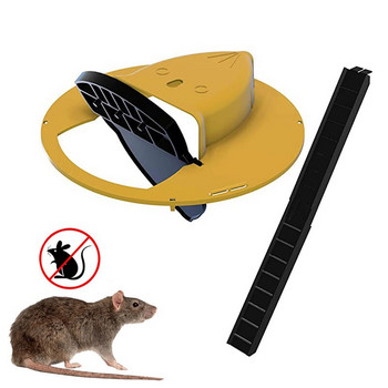 Παγίδα ποντικιού Flip N ολισθαίνοντα καπάκι κουβά Humane ή Θανατηφόρα παγίδα Πόρτας Πολλαπλής λαβής επαναχρησιμοποιήσιμη Πλαστική Έξυπνη Παγίδες ποντικιών δολοφόνων