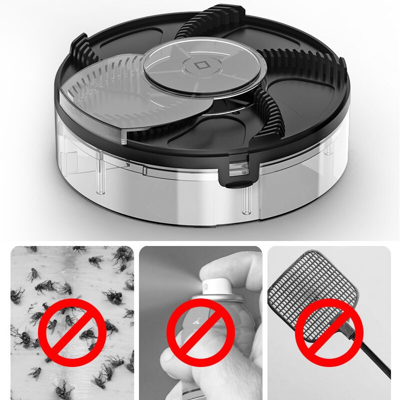 Uzlabots USB mušu ķērējs ar ēsmu elektrisko mušu slazdu USB kukaiņu kaitēkļu ķeršanas drošības kukaiņu kaitēkļu slazds virtuves mājas dārzam