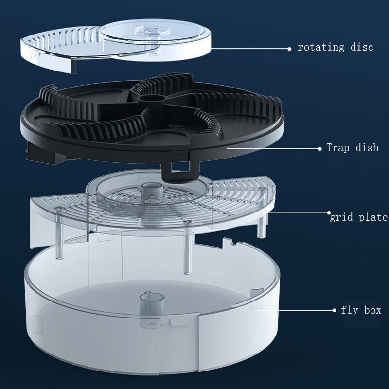 Uzlabots USB mušu ķērējs ar ēsmu elektrisko mušu slazdu USB kukaiņu kaitēkļu ķeršanas drošības kukaiņu kaitēkļu slazds virtuves mājas dārzam