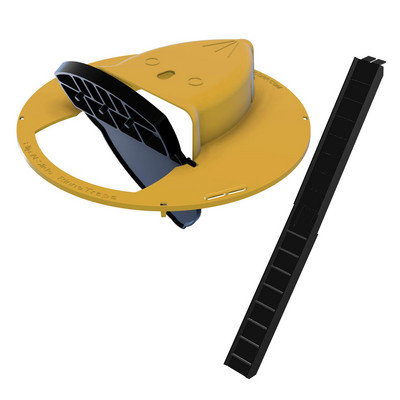 Opakovane použiteľná plastová inteligentná pasca na myši, výklopná a posuvná vedrová vedra, pasca na myši s potkanom, humánna alebo smrteľná pasca, štýl dverí s viacerými úlovkami