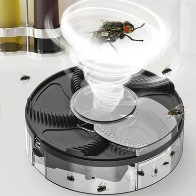 Автоматичен Flycatcher Flies Killer Fly Trap Насекоми Pest Catcher USB Electric Killer Pest Reject Control Repeller Indoor Outdoor