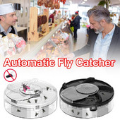USB punjiva Flytrap Automatski hvatač štetočina Fly Killer Zidni nosač Električna Fly Trap Insect Pest Reject Control Catcher