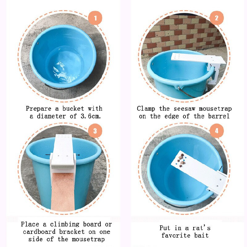 Nová pasca na myši s automatickým resetom, nezabíjanie, žiadne jedovaté pasce, dosková hojdačka, chytač návnad, humánny zabijak myší, záhradný produkt na kontrolu škodcov