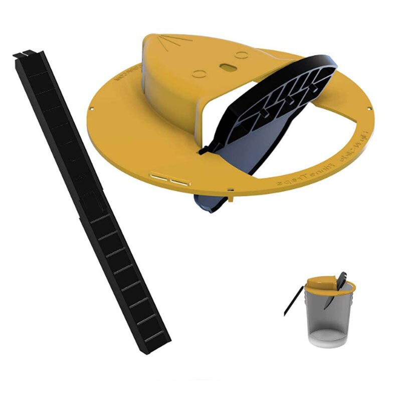 Zamka Flip N Slide Bucket Lid Mouse Trap Creative Humane or Lethal Trap Door Style Višekratna pametna Mouse Trap Door Style Multi