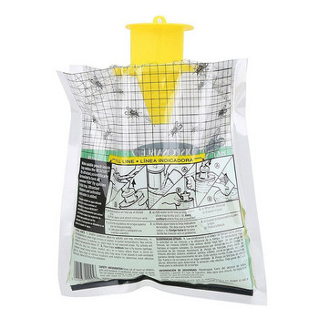 5 τμχ Μυγοπαγίδα μιας χρήσης Μη τοξική τσάντα καταστολής εντόμων Καταπολέμηση παρασίτων Τσάντα μυγοπαγίδας Κρεμαστή τσάντα μύγας