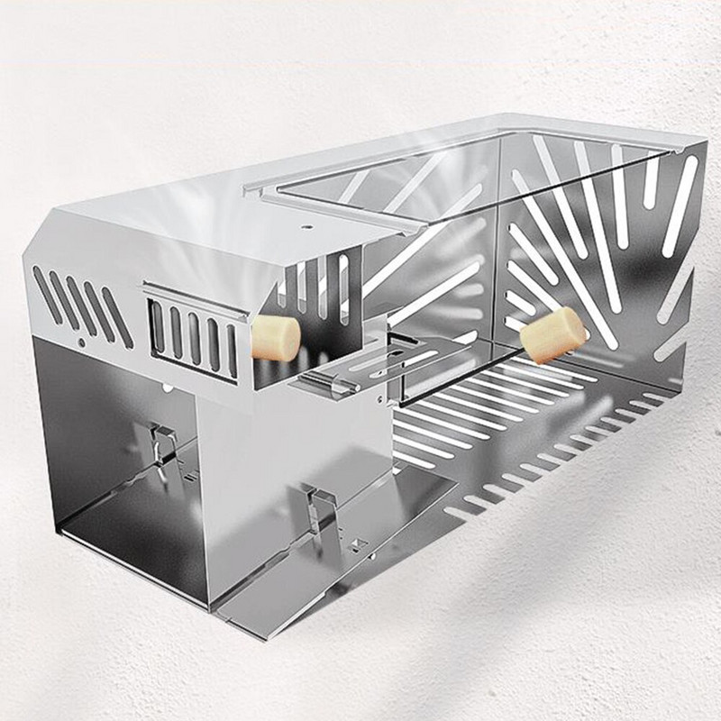 Háztartási folyamatos egérfogó nagy űrpatkány kígyócsapda ketrec Automatikus, biztonságos és ártalmatlan, nagy hatékonyságú egérfogó