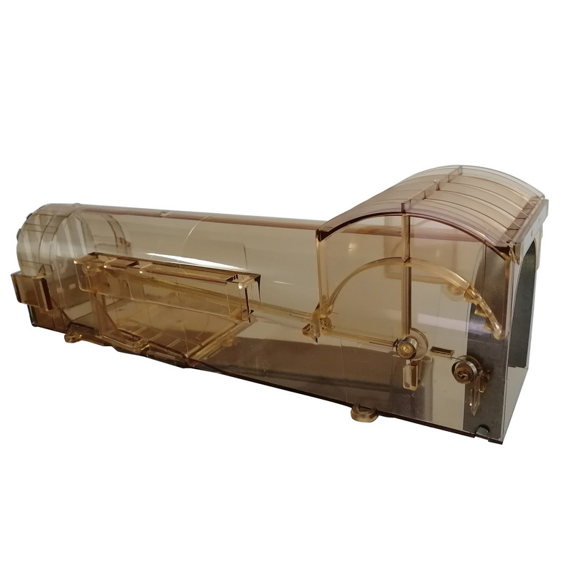 1 ks plne priehľadná návnadová stanica humánna pasca na myši chytaná pasca na myši bez zabitia hlodavcov a potkanov