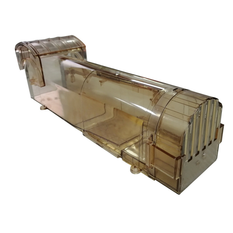 1 ks plne priehľadná návnadová stanica humánna pasca na myši chytaná pasca na myši bez zabitia hlodavcov a potkanov