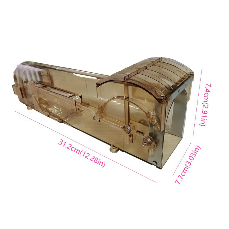 1 ks plne priehľadná návnadová stanica humánna pasca na myši chytaná pasca na myši bez zabitia hlodavcov a potkanov