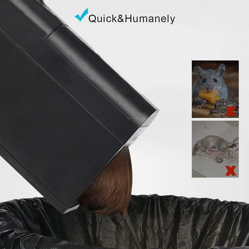 Električni šok Miš Miševi Štakori Zamka za glodavce Kavez Ubojica Zapper Reject Rejector Za ozbiljnu kontrolu štetočina Za miševe štetočine