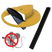 Opakovane použiteľná plastová inteligentná pasca na myši s výklopným a posuvným vedrom, pasca na myši, domáci lapač potkanov, humánne pasce, vonkajšia a vnútorná pasca na potkany