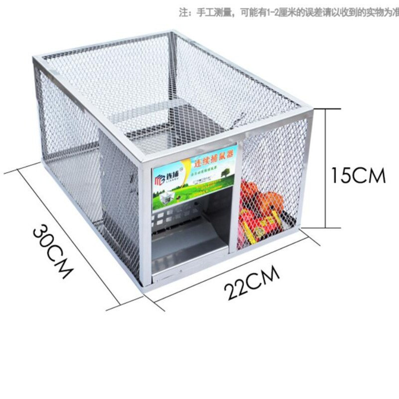 Domáca veľká pasca na myši, automatická kontinuálna pasca na myši, chytač myší, humánna klietka pre zvieratá a potkany HW136