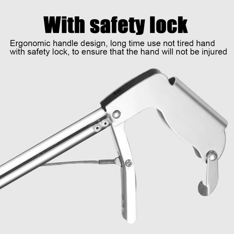 Profesionāli salokāmi klaburčūskas, čūsku knaibles, čūsku nūjas, zobaini plati žokļi, greifera apstrādes instrumenti