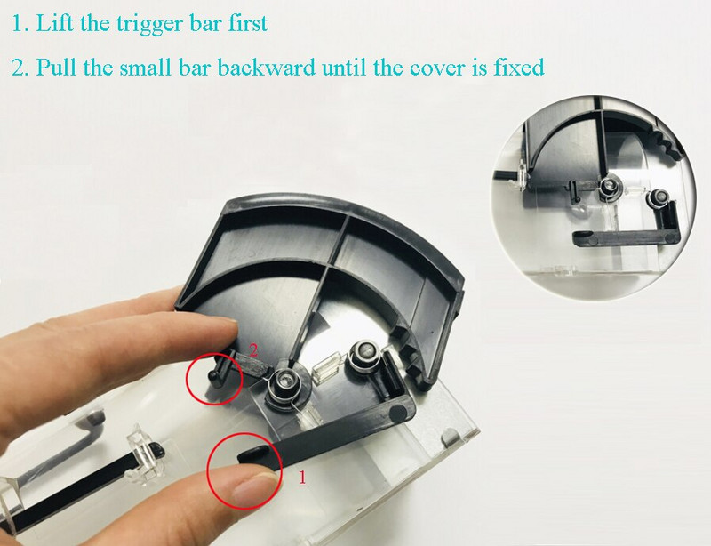 2 buc. Noua cușcă de capcană pentru șoareci, din plastic uman pentru rozătoare